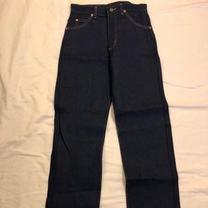 Lee- Raw Denim- 1970s-1980s Lee Riders